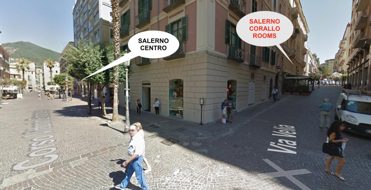 Corallo Rooms Salerno Bagian luar foto